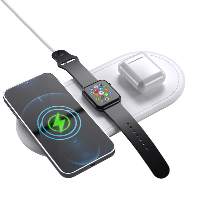 Triple Wireless Charging Pad - Jmtek